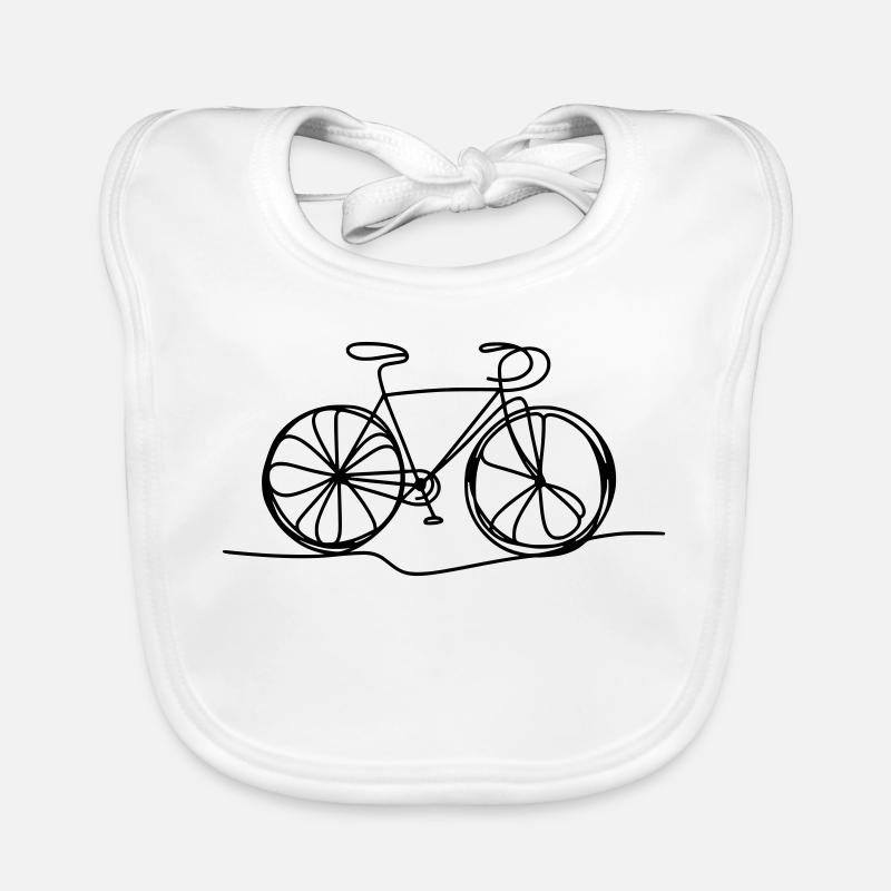 Bicycle Cycling Cyclist Organic Baby Bibs