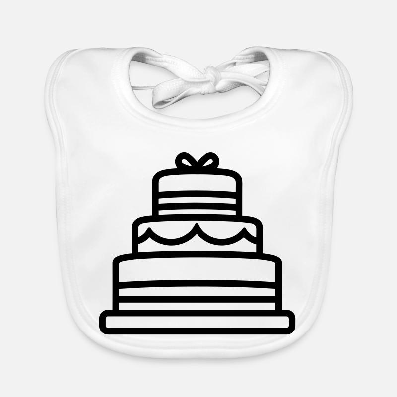 gâteau d'anniversaire  Bavoir bio Bébé