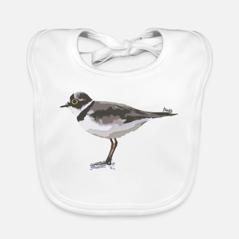 Flussregenpfeifer (Charadrius dubius) Baby Bio-Lätzchen
