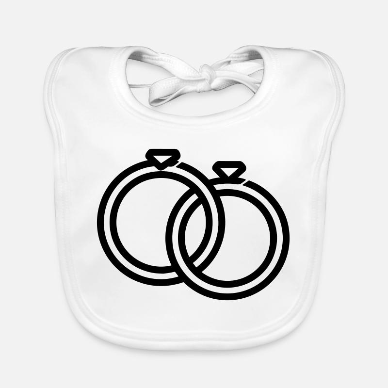 Eheringe Baby Bio-Lätzchen