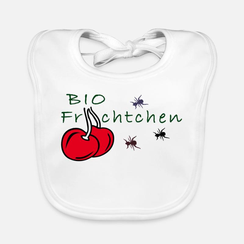 Kirschen Baby Bio-Lätzchen