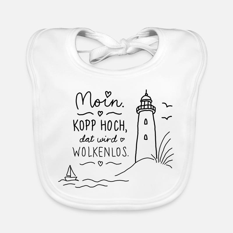 Moin Kopp haut sans nuages Bavoir bio Bébé