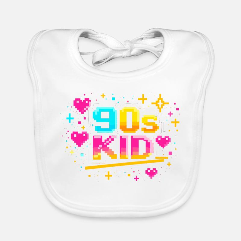 90s kid Organic Baby Bibs