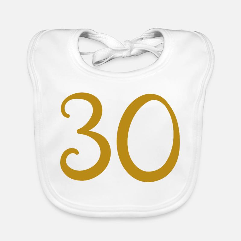30 Organic Baby Bibs