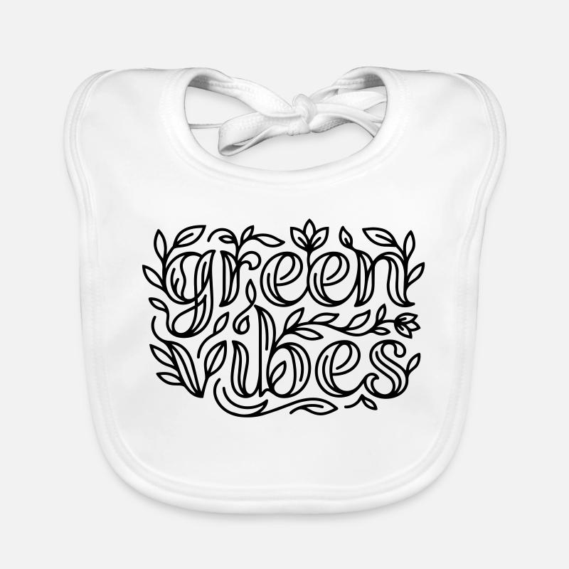 Green Vibes Bavoir bio Bébé