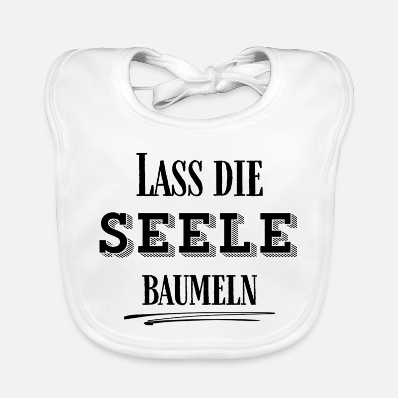 LEICHTIGKEIT – Lass die Seele baumeln Baby Bio-Lätzchen