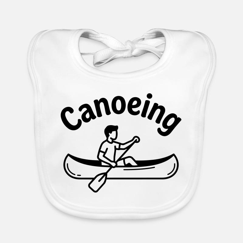 Navigation en canoë Bavoir bio Bébé