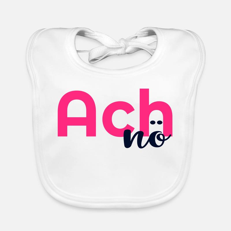 Expression of disappointment Organic Baby Bibs