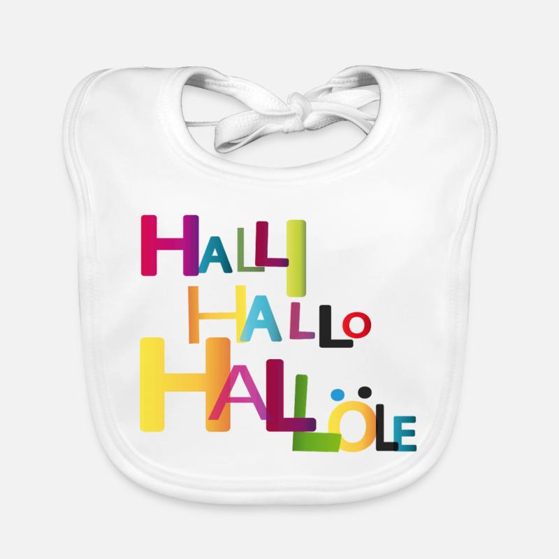 Hello Hello Hello Organic Baby Bibs