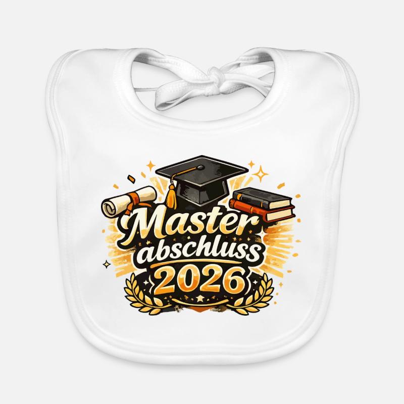Masterabschluss 2026 Baby Bio-Lätzchen