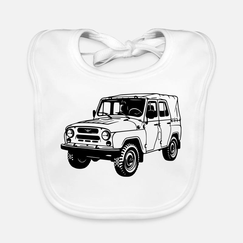 UAZ Geländefahrzeug Baby Bio-Lätzchen