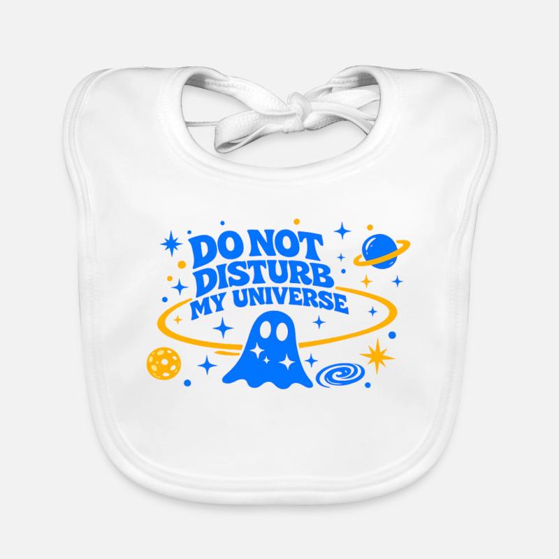 DO NOT DISTURB MY UNIVERSE Baby Bio-Lätzchen