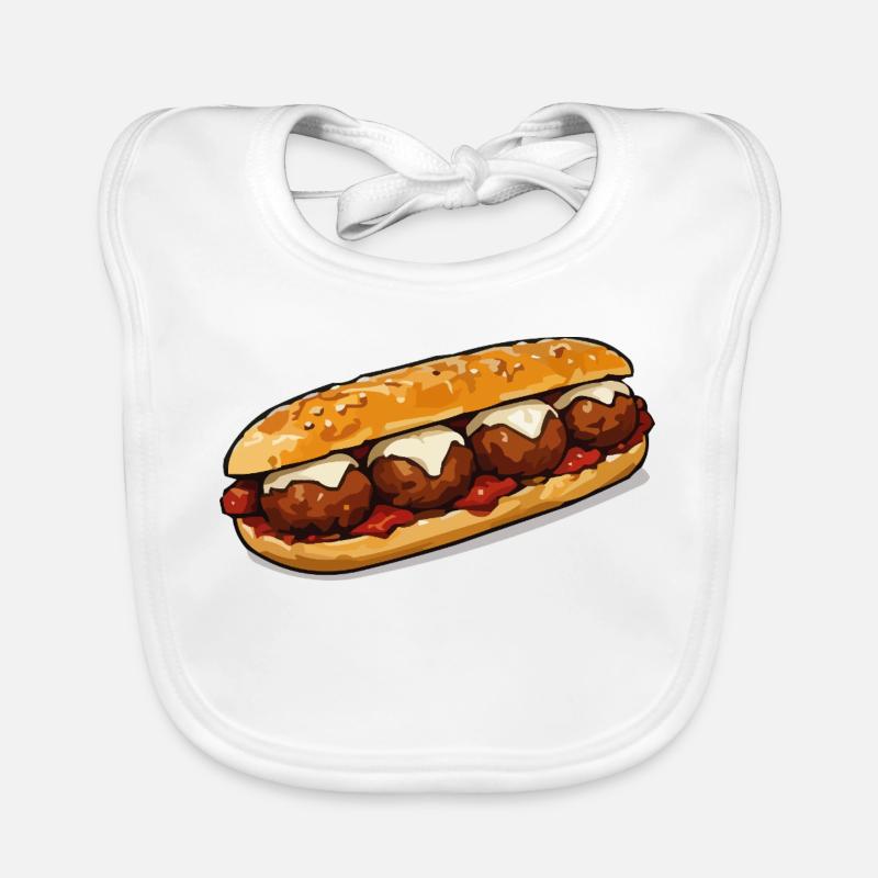 Baguette grill Organic Baby Bibs