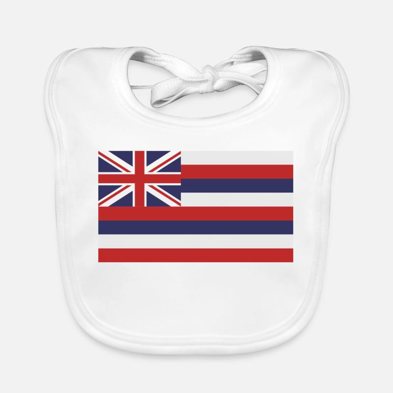 Hawaii state Organic Baby Bibs