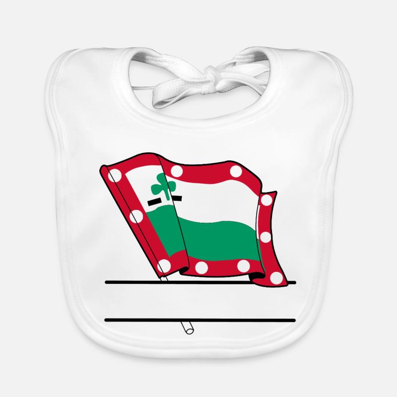 Meppeldag-Flagge – Individuelles Stadtdesign Baby Bio-Lätzchen