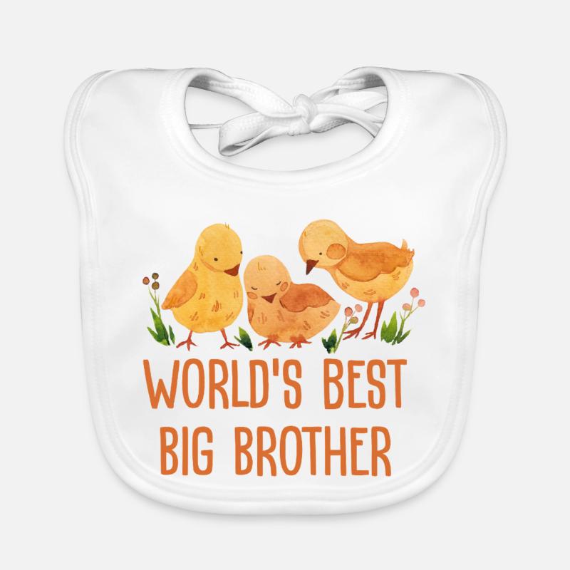 Weltbester Großer Bruder Baby Bio-Lätzchen