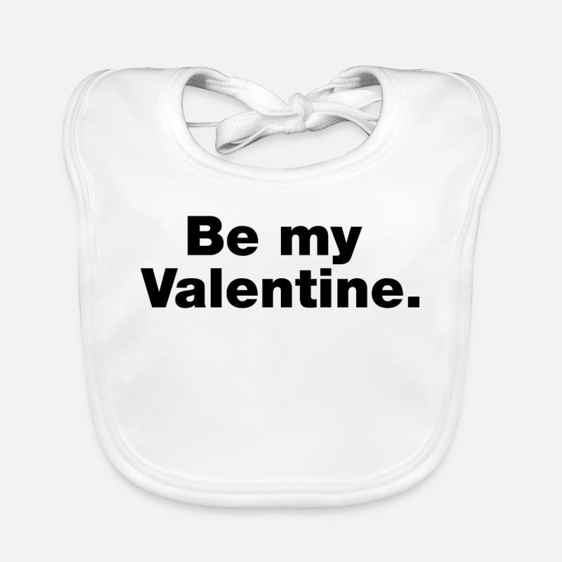 Soyez mon valentin Bavoir bio Bébé