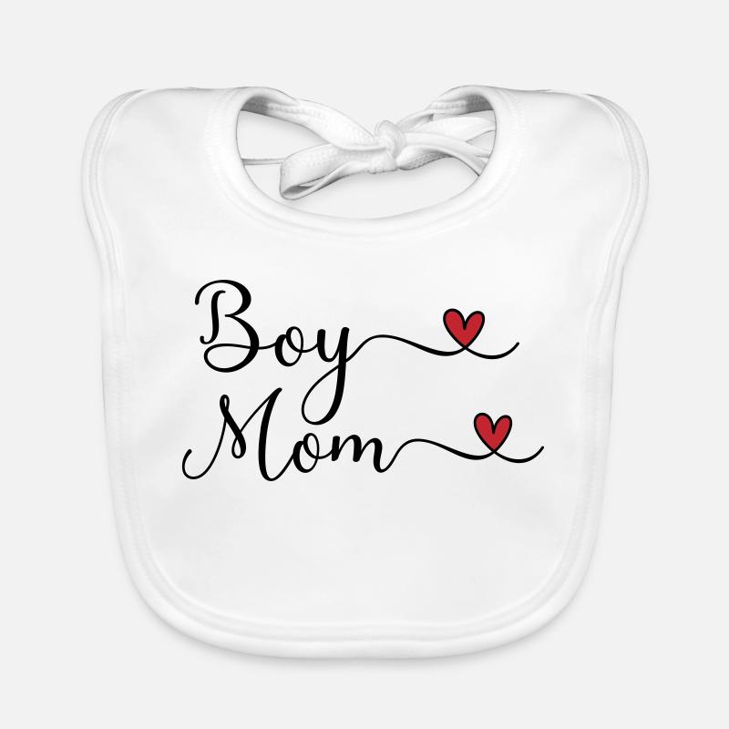 Boy mom Baby Bio-Lätzchen