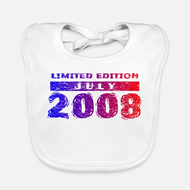 18. Geburtstag Limited Edition 07/2008 Baby Bio-Lätzchen