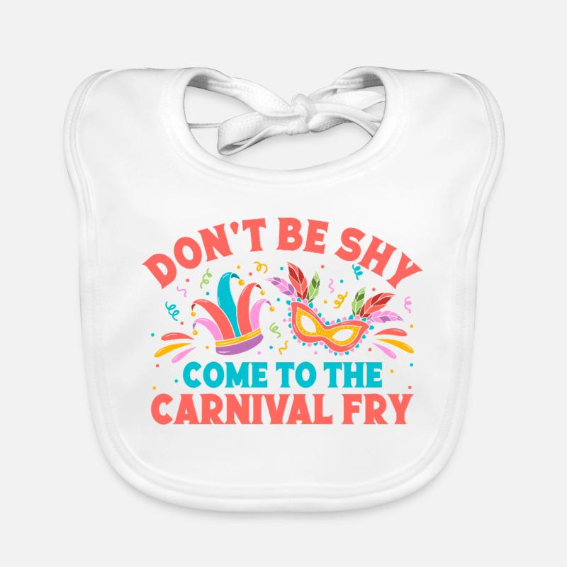 N’aie pas honte Viens au cirque de carnaval artiste Bavoir bio Bébé