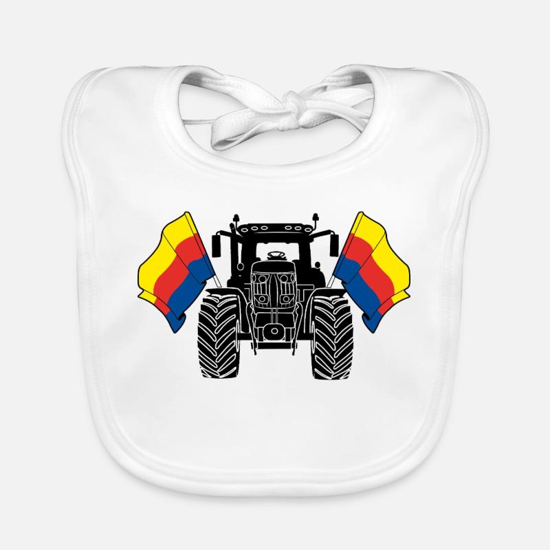 North Holland_Tractor_Pride Organic Baby Bibs