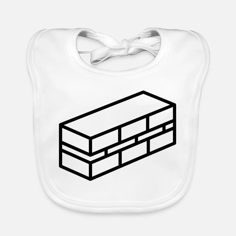 brick Organic Baby Bibs