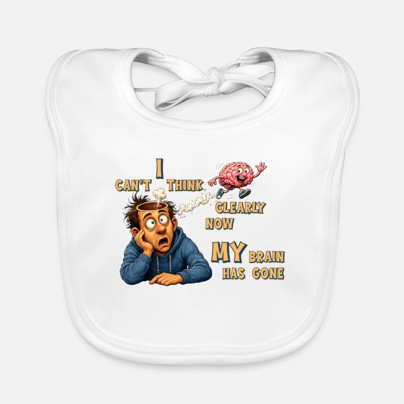 Thinking Offline - My Brain Has Quit Organic Baby Bibs
