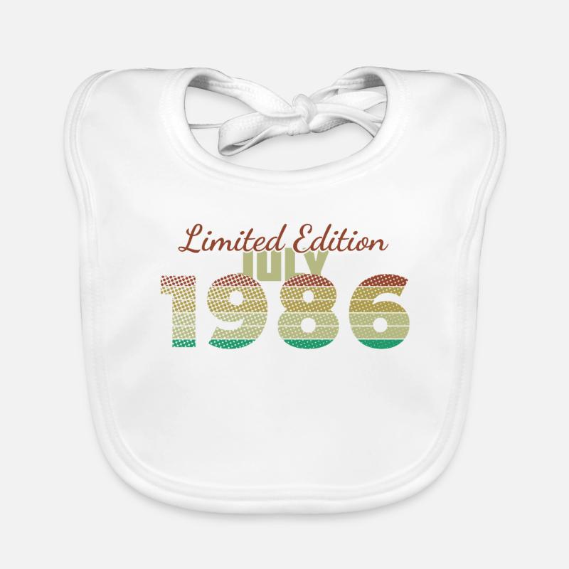 40th Anniversary Limited Edition (SCR) 07/1986 Organic Baby Bibs