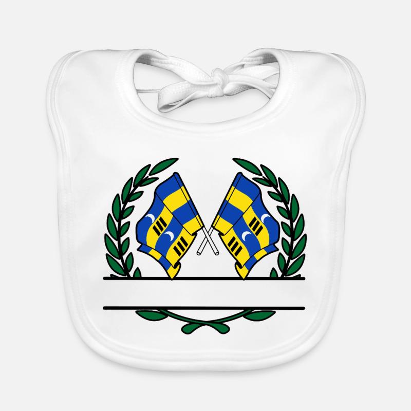Ameland Laurel Custom – Édition Island Bavoir bio Bébé