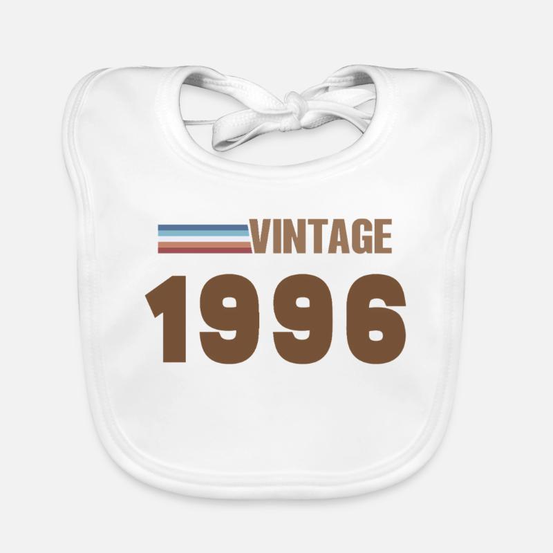 T-Shirt 30 Ans 1996 Script Manuscrit Bavoir bio Bébé