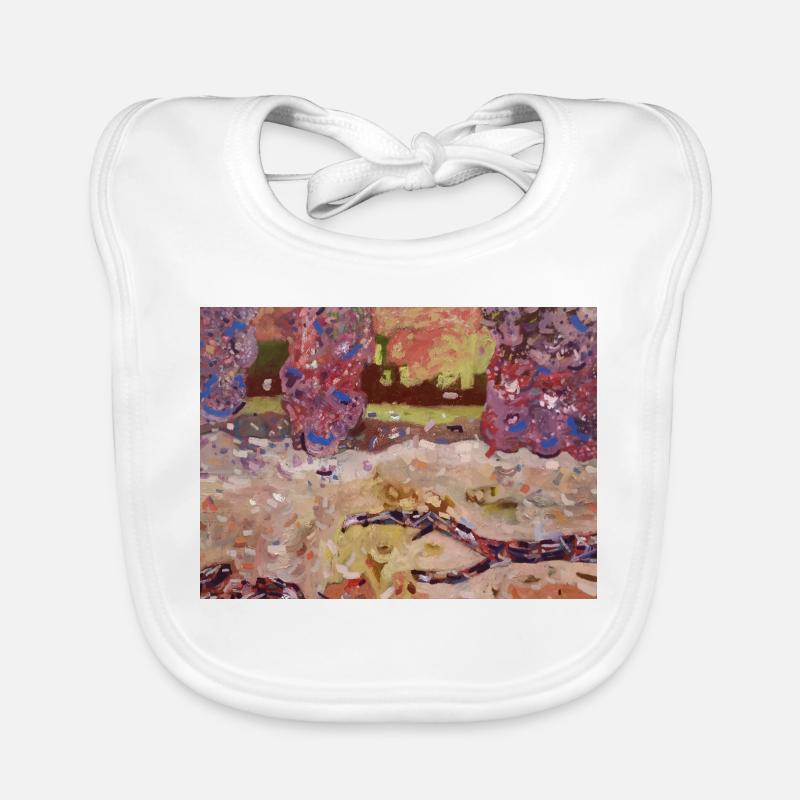 Impressionistischer Park Baby Bio-Lätzchen