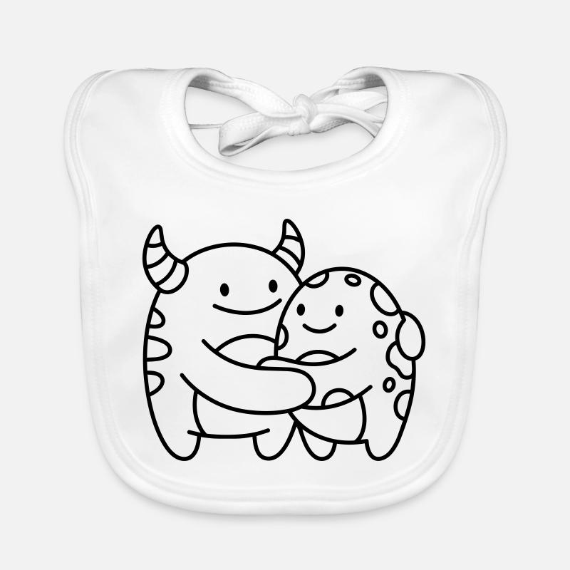 Monsters Organic Baby Bibs