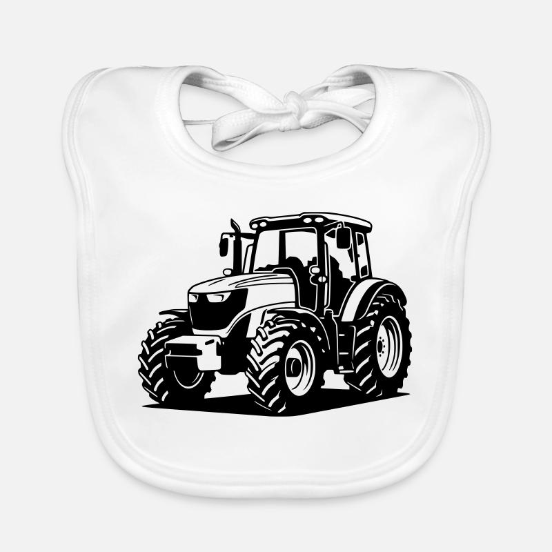 Traktor / Trecker / Schlepper Baby Bio-Lätzchen
