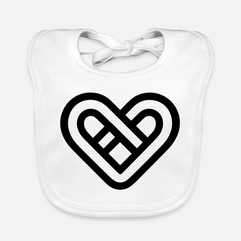 cœur infini Bavoir bio Bébé