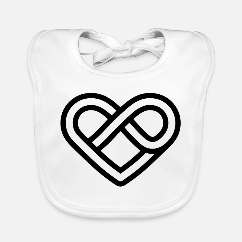 cœur infini Bavoir bio Bébé