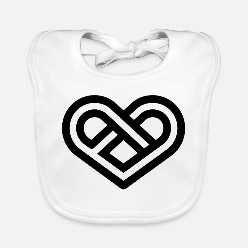 cœur infini Bavoir bio Bébé