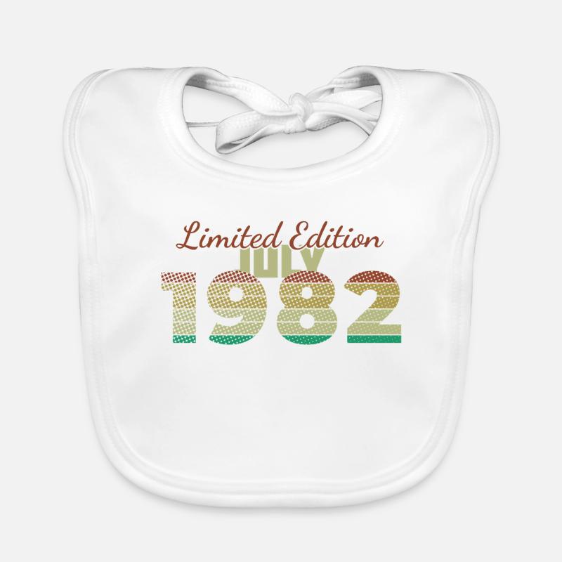44e anniversaire Édition Limitée (SCR) 07/1982 Bavoir bio Bébé
