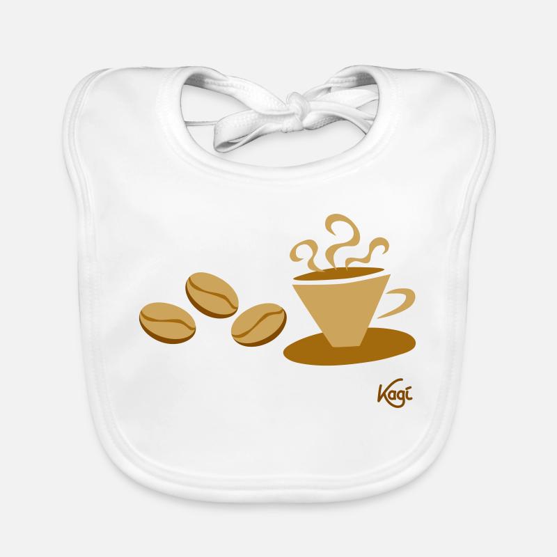 Tasse de café1 Bavoir bio Bébé