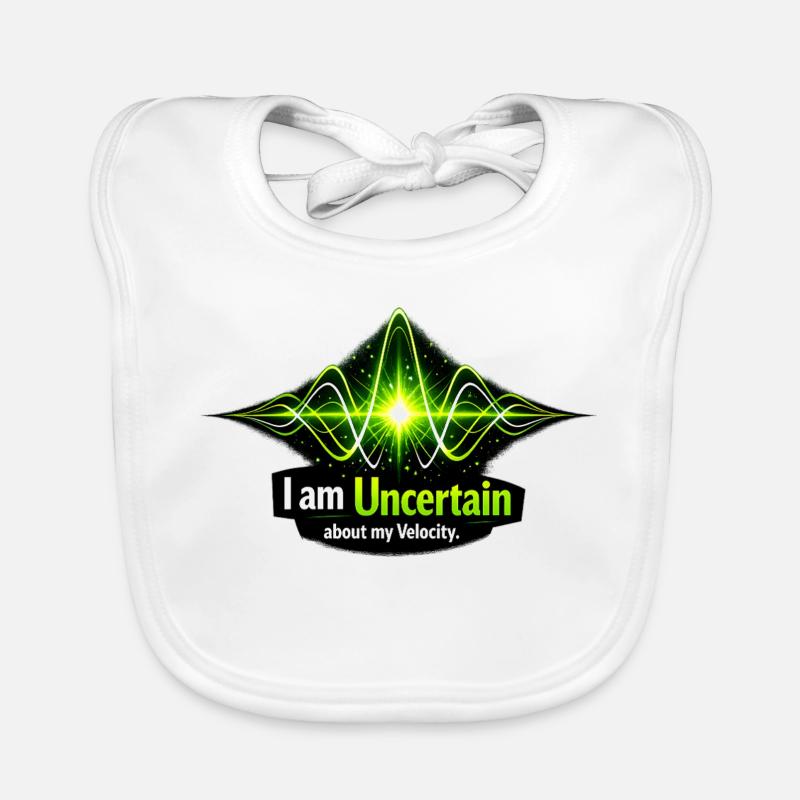 Uncertain Velocity Neon Wave Organic Baby Bibs