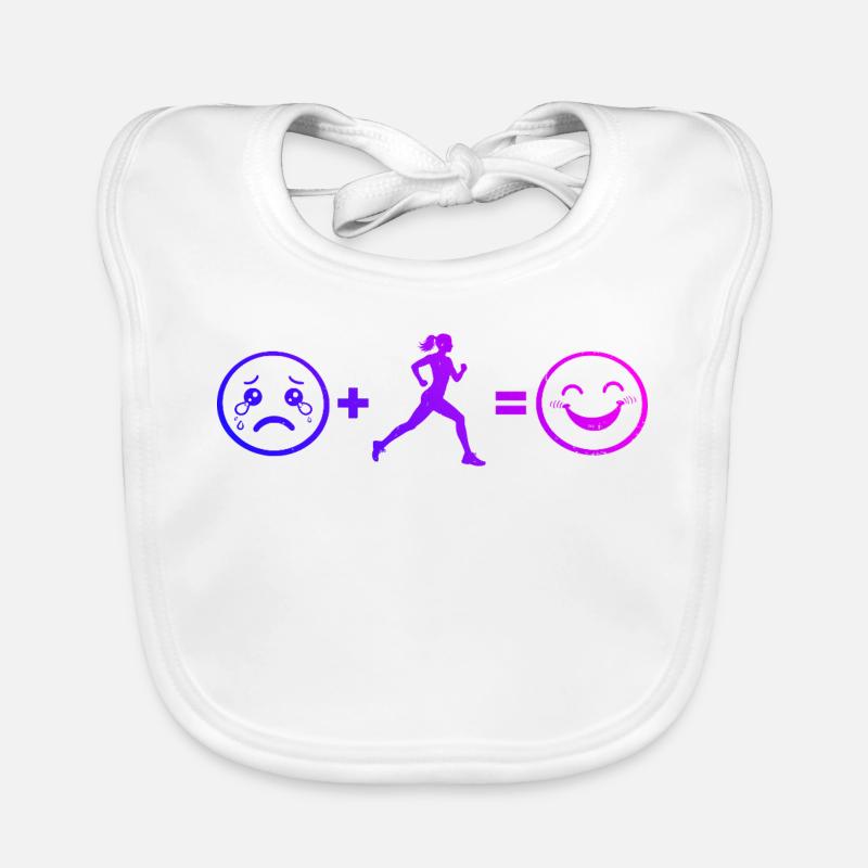 Geschenkidee für eine Running mit Running Baby Bio-Lätzchen
