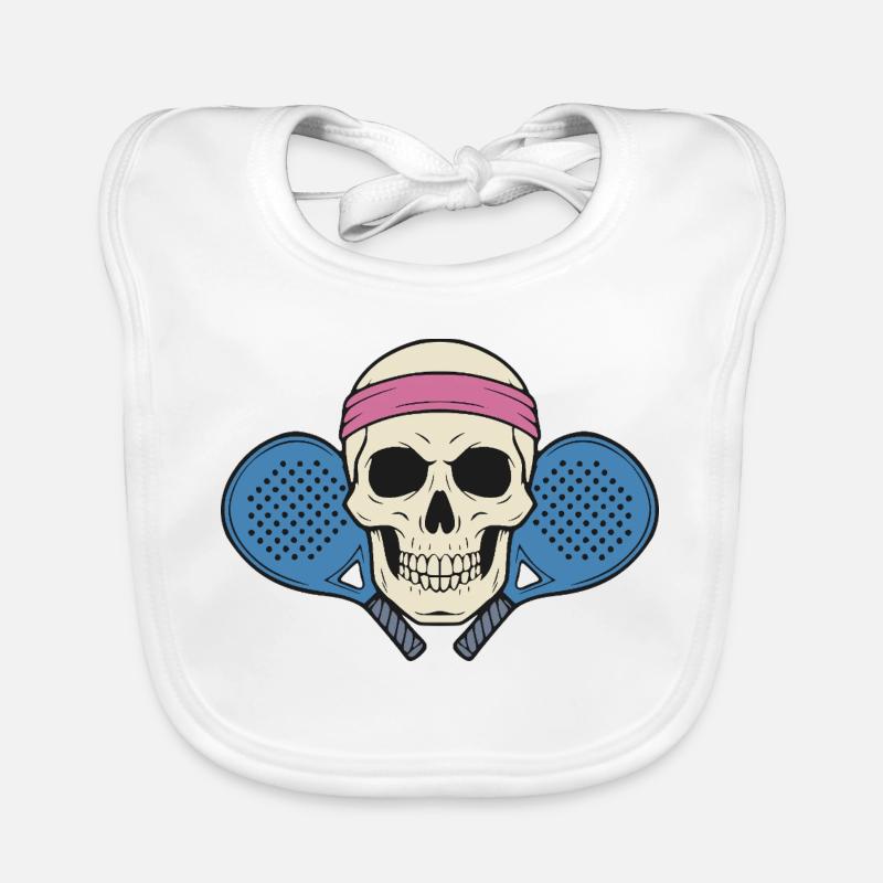 Crâne de Padel Bavoir bio Bébé
