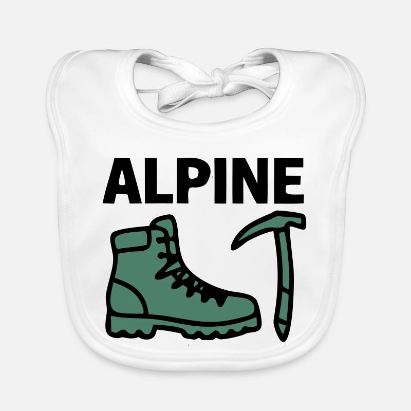 Wanderschuh Eispickel Alpine Bergsteigen Klettern Baby Bio-Lätzchen