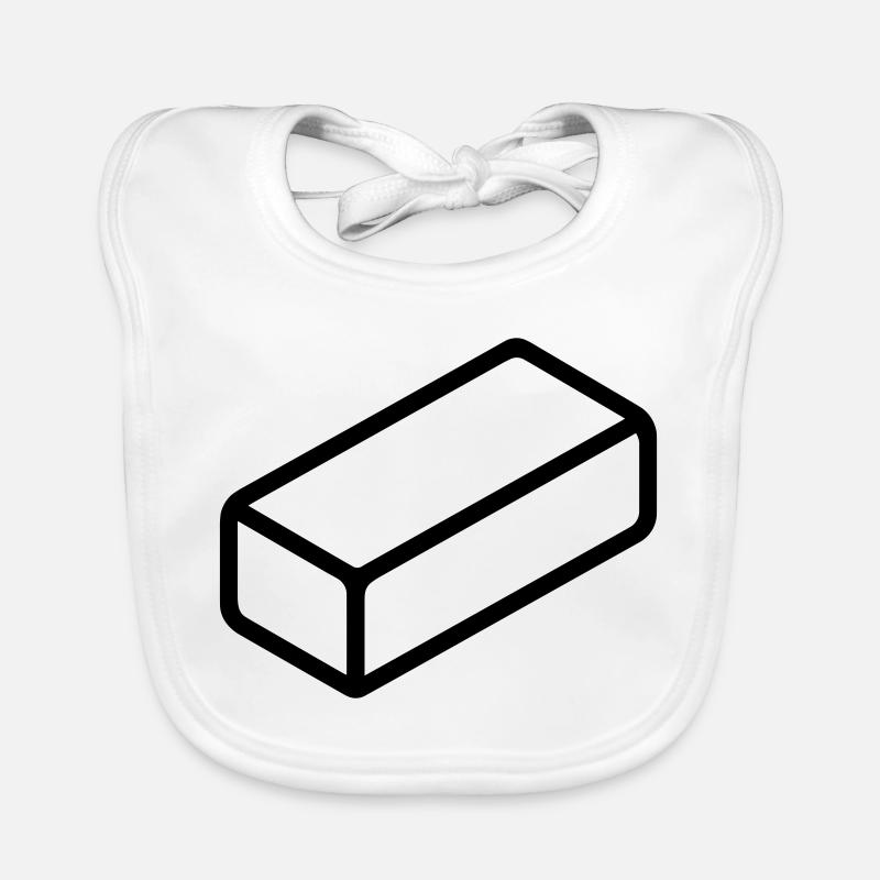 brick Organic Baby Bibs