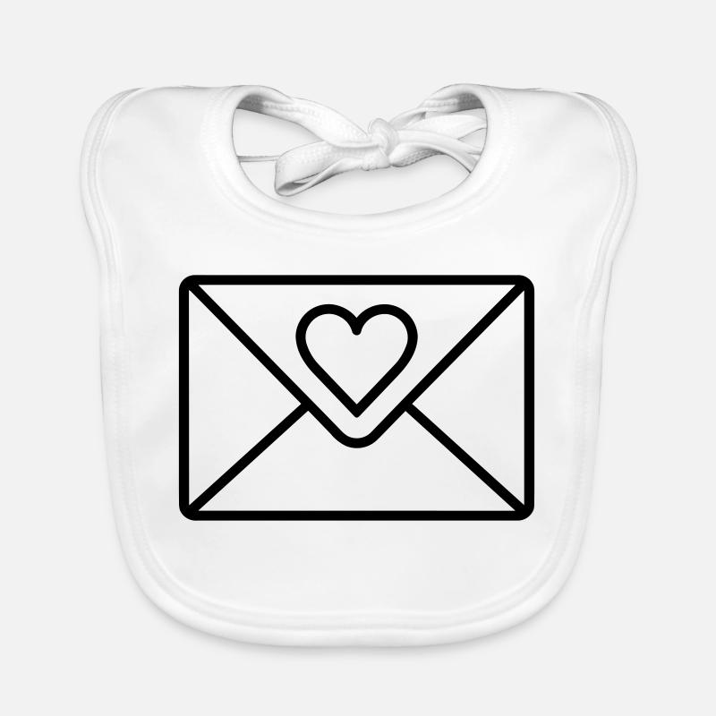 Love Letter Organic Baby Bibs