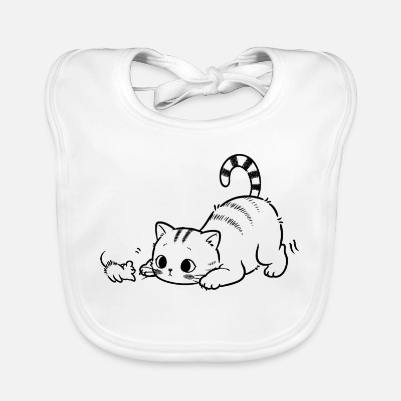 Mode bondit activé Bavoir bio Bébé