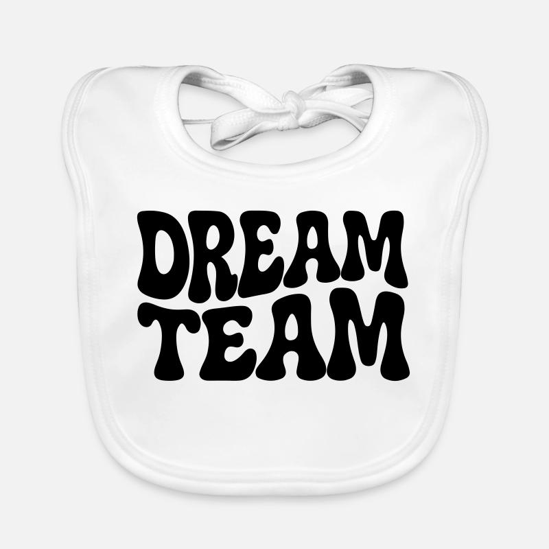 Dream Team siebziger funky groovy  Baby Bio-Lätzchen