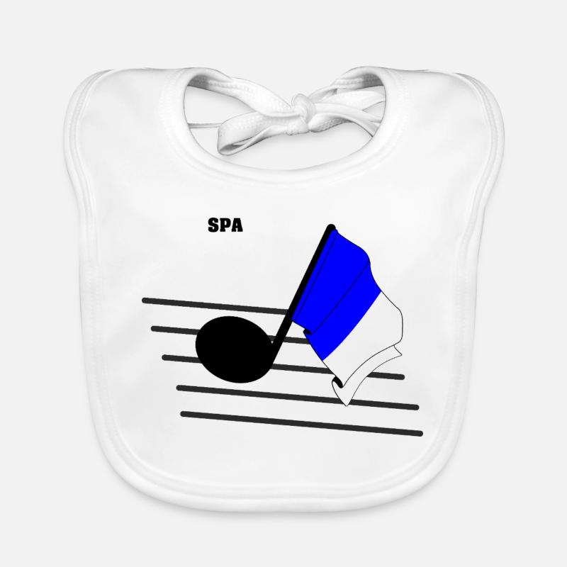 Musique de spa & courses Bavoir bio Bébé