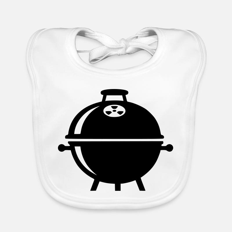 Kettle Grill Charcoal Grill Master BBQ Crew Organic Baby Bibs