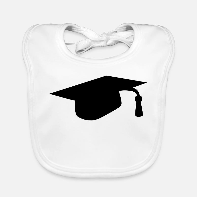 Graduation cap Organic Baby Bibs