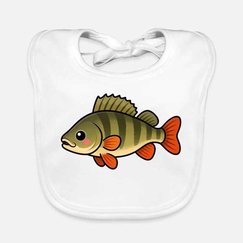 Conception de pêche des enfants perchoirs mignons Bavoir bio Bébé